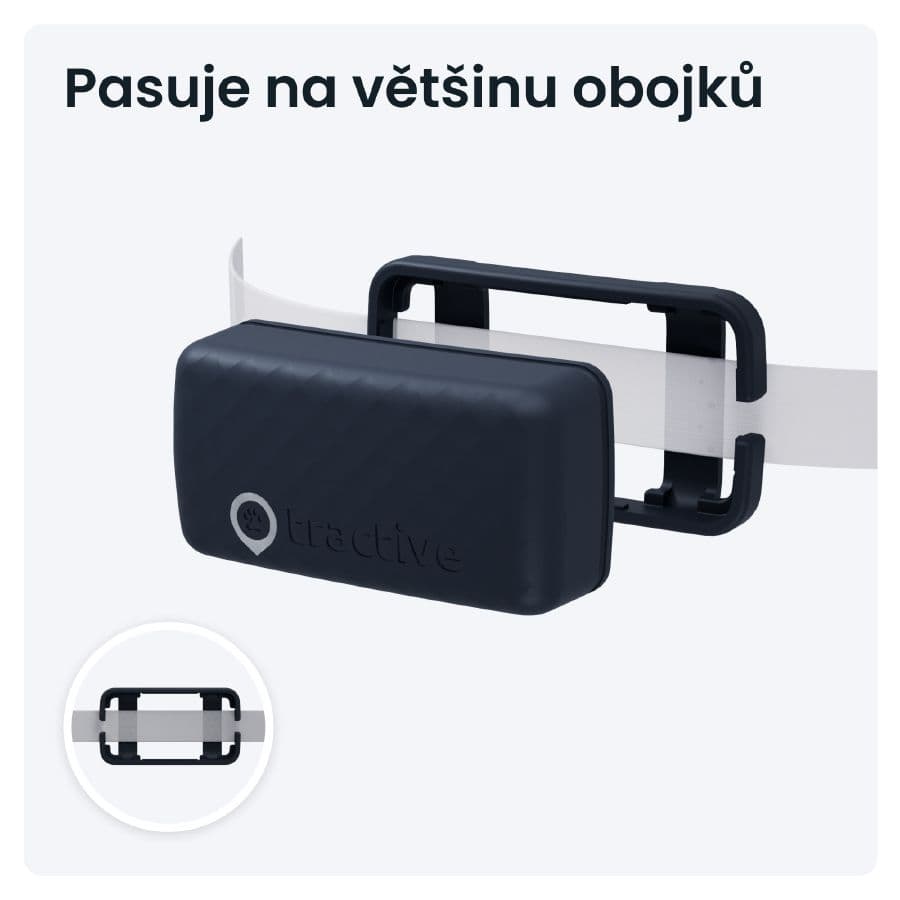 GPS lokátor pro kočky Tractive GPS CAT Mini - tmavě modrý - náhled 4