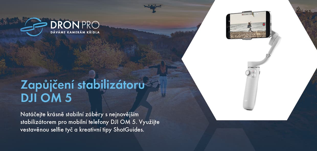 Dárkový poukaz na zapůjčení stabilizátoru DJI OM 5