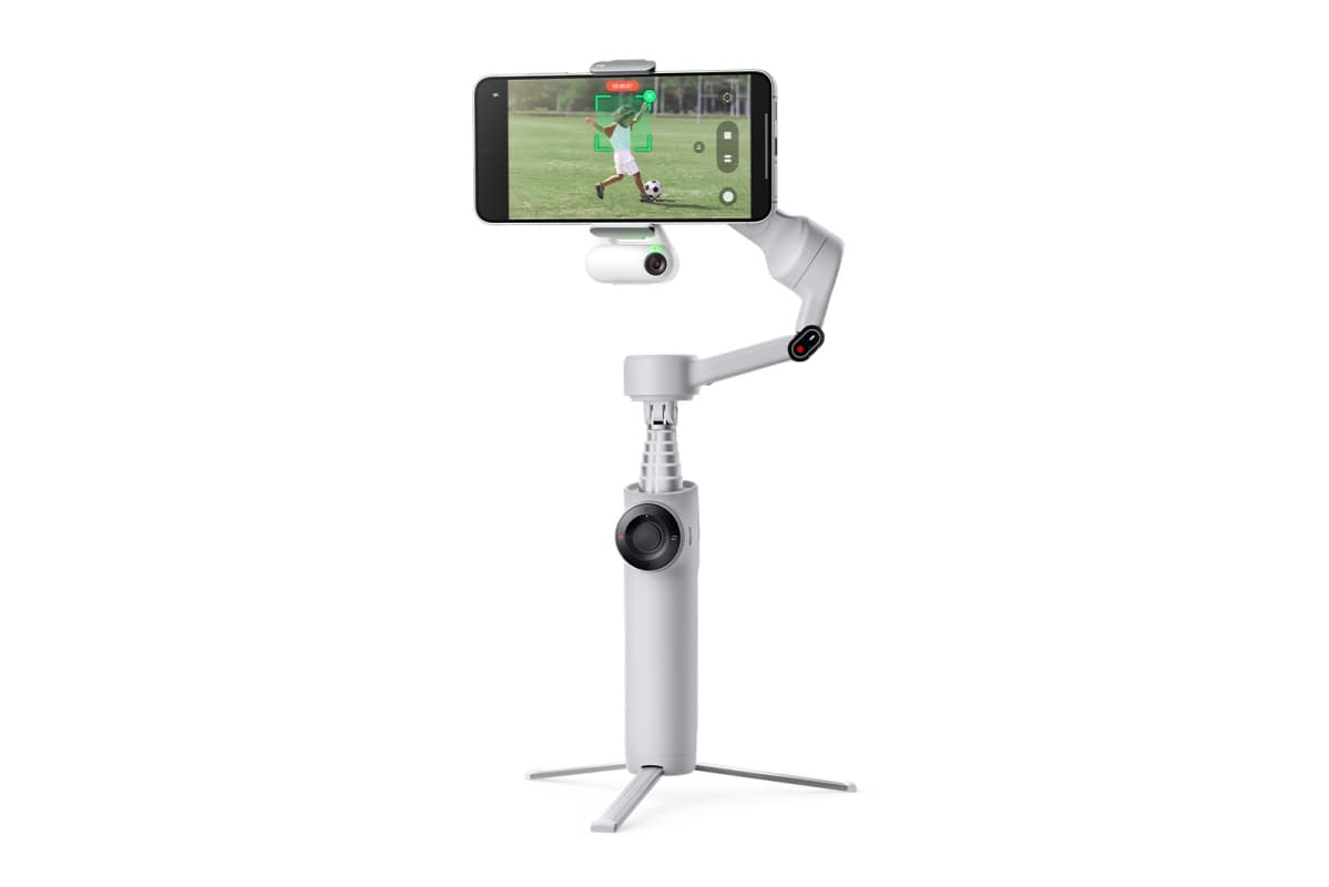 Stabilizátor na telefon Insta360 Flow 2 AI Tracker Bundle - šedý INST911