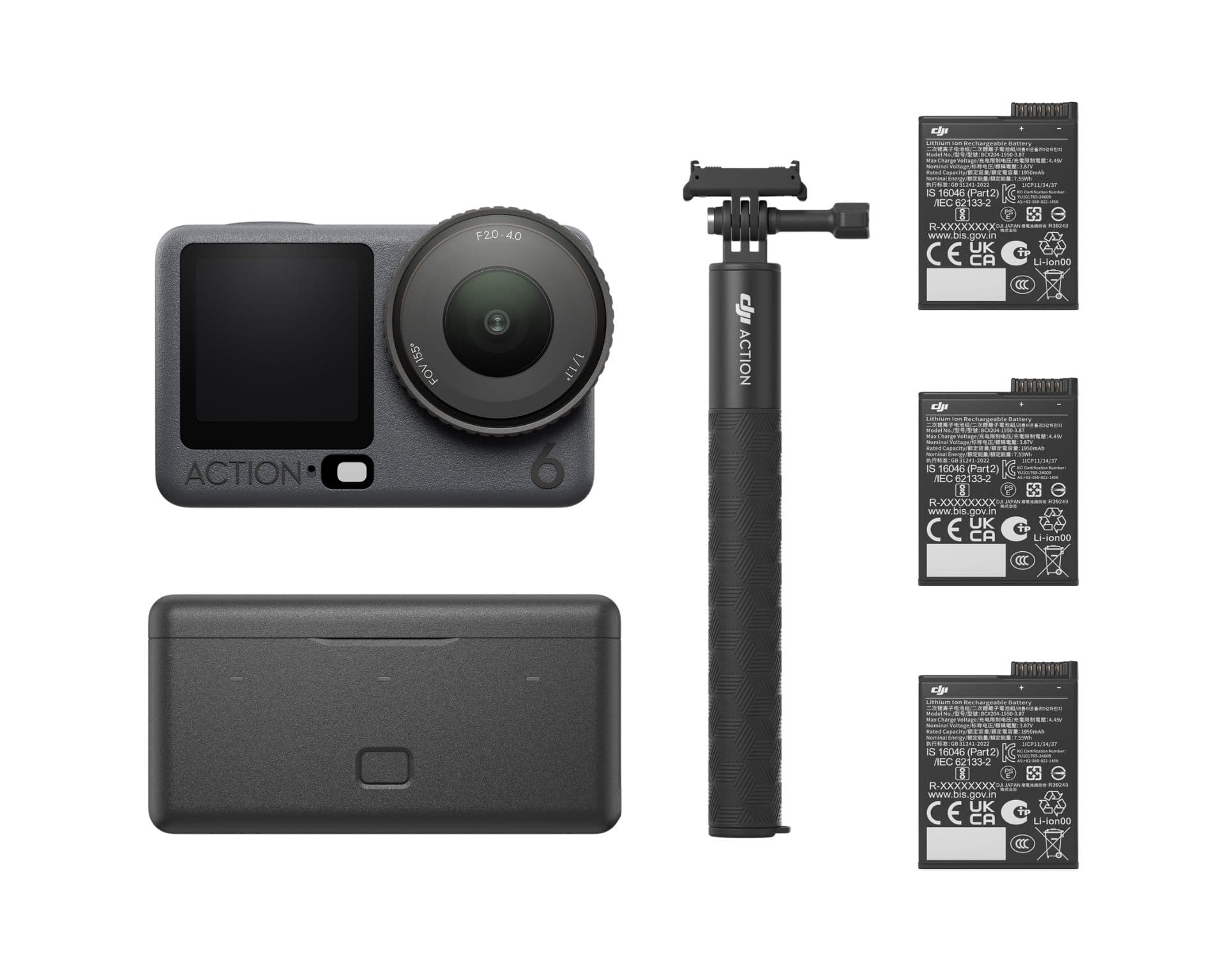 Akční kamera DJI Osmo Action 6 Adventure Combo 11683 CP.OS.00000506.03