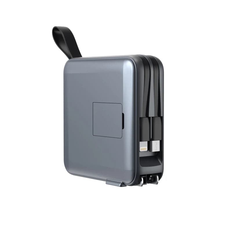 Powerbanka a cestovní nabíječka Mobile Origin PowerBank Travel Charger 10 000 mAh - šedá - náhled 4