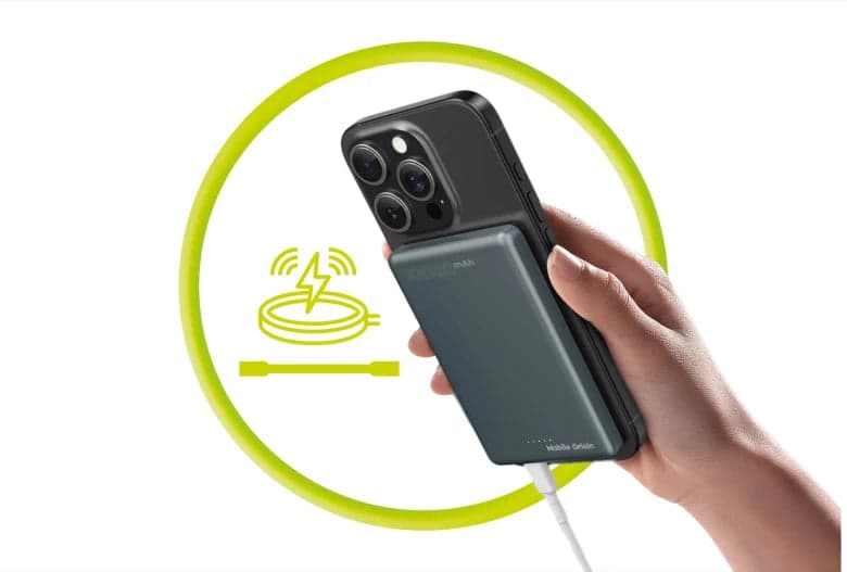 Bezdrátová powerbanka Mobile Origin 10 000 mAh s podporou MagSafe - náhled 4