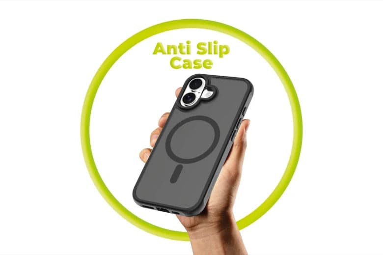 MagSafe kryt iPhone 17 Mobile Origin Easy Hybrid - matně černý - náhled 5