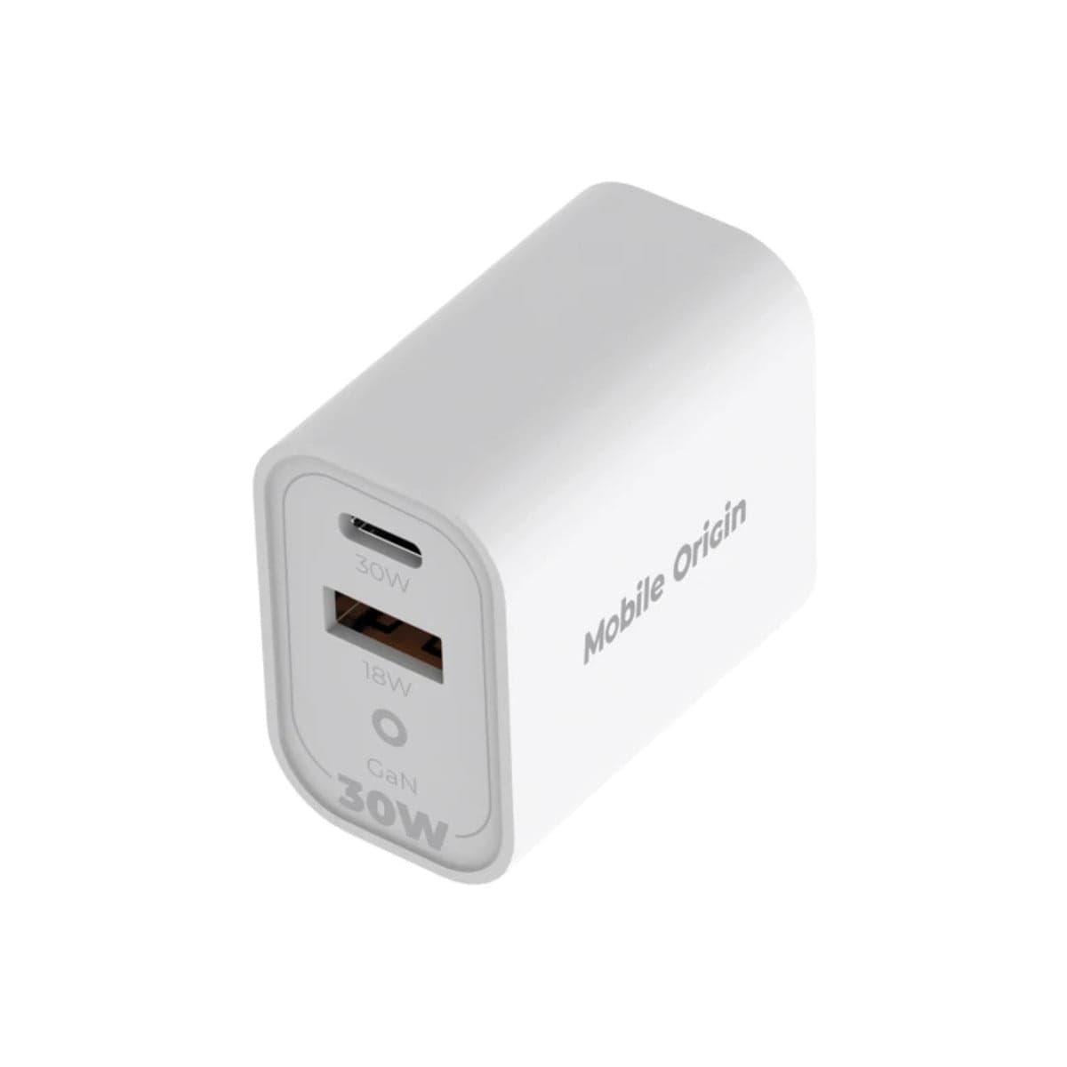 30W univerzální cestovní adaptér Mobile Origin GaN MO14 - bílý - náhled 4