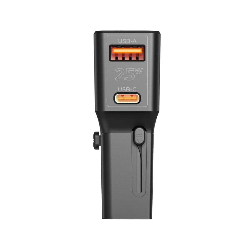 25W cestovní adaptér Mobile Origin Travel Adapter - černý - náhled 2