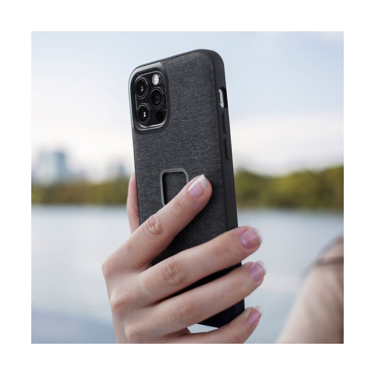Kryt na iPhone 13 Pro Max Peak Design Mobile Everyday - šedý - náhled 2