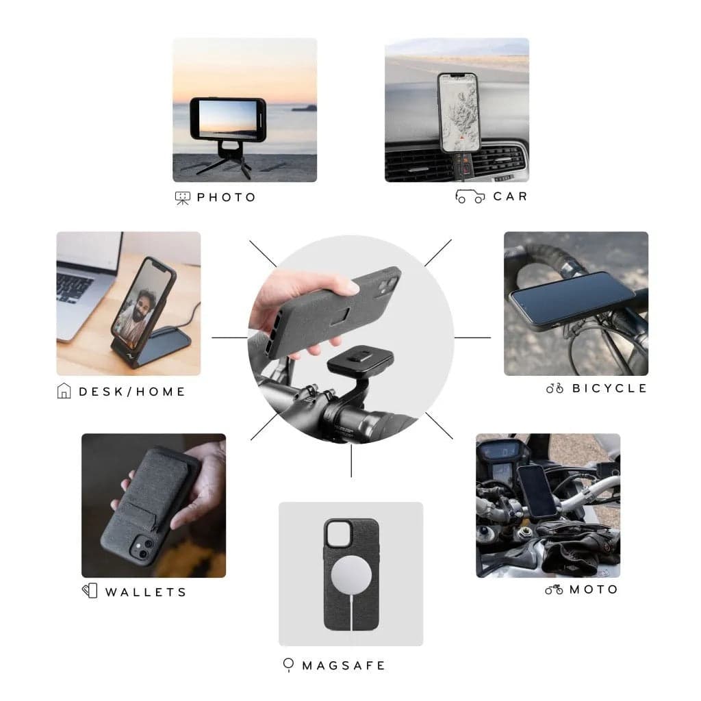 Kryt na iPhone 15 Peak Design Mobile Everyday Case - půlnočně modrý - náhled 5