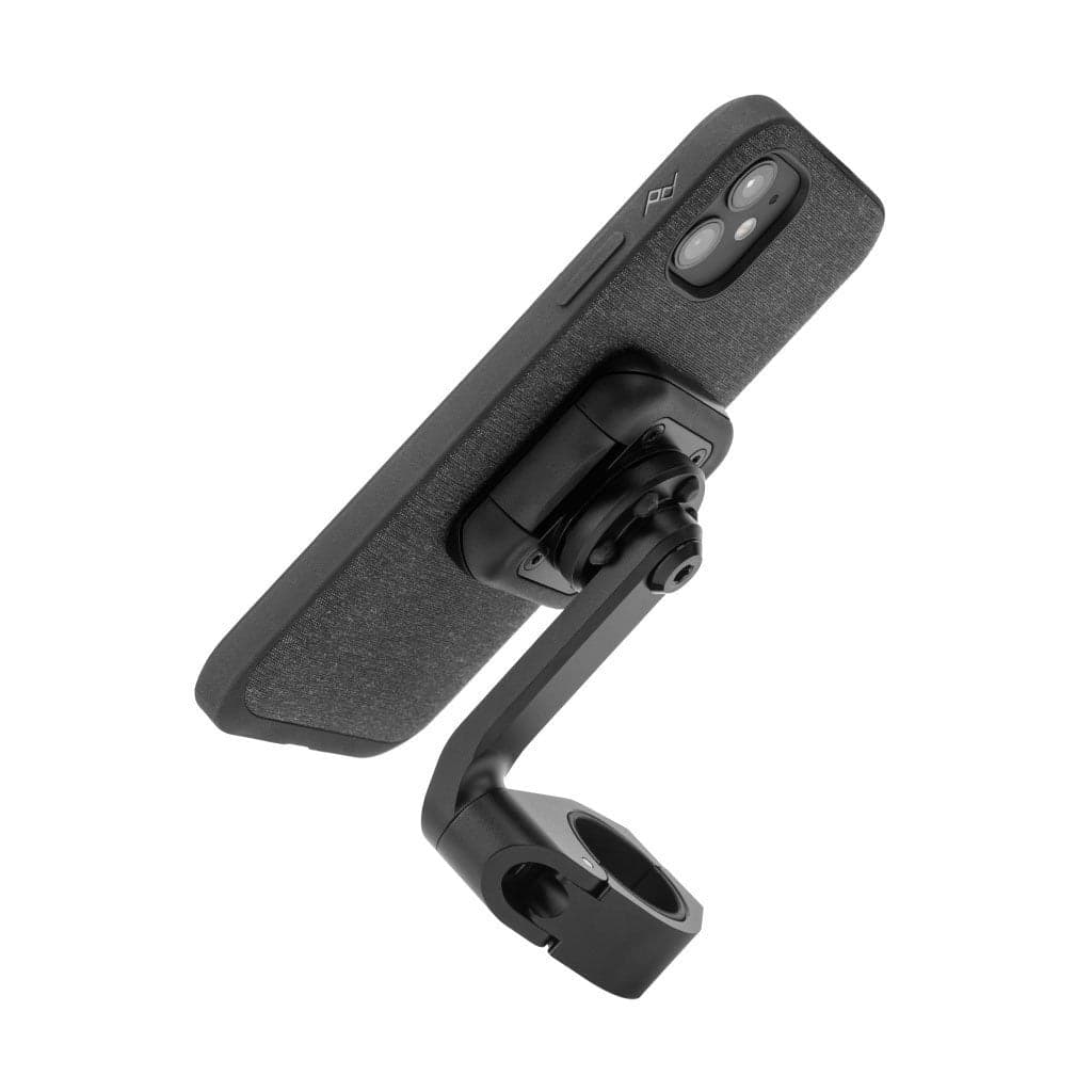 Držák telefonu s pojistkou a nabíjením Peak Design Mobile Motorcycle Mount Bar Mount - černý - náhled 2