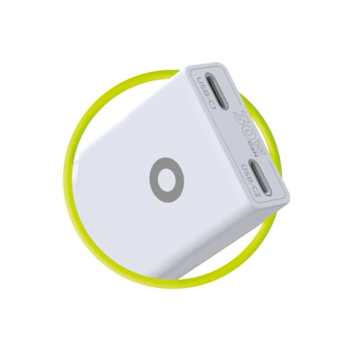 30W adaptér Mobile Origin GaN Slim Charger MO18 - bílý - náhled 3