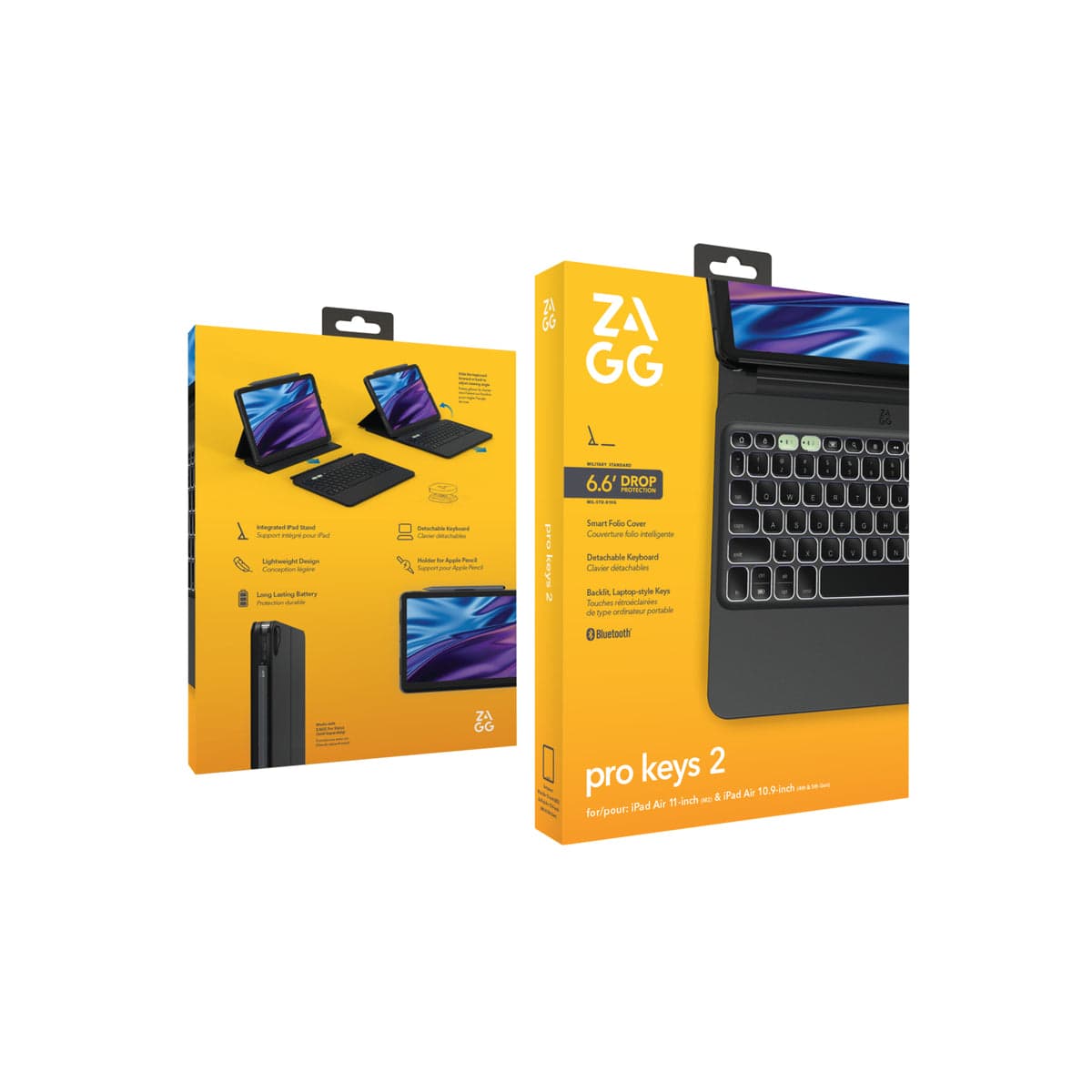 Klávesnice pro iPad Air 11" ZAGG Keyboard Pro Keys 2 CZ - černá - náhled 5