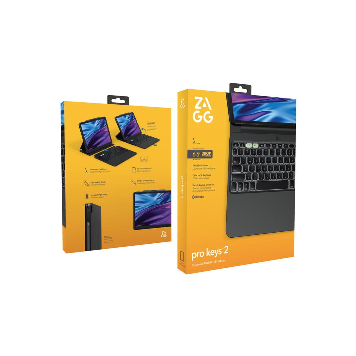 Klávesnice pro iPad Air 13" ZAGG Keyboard Pro Keys 2 CZ - černá - náhled 4