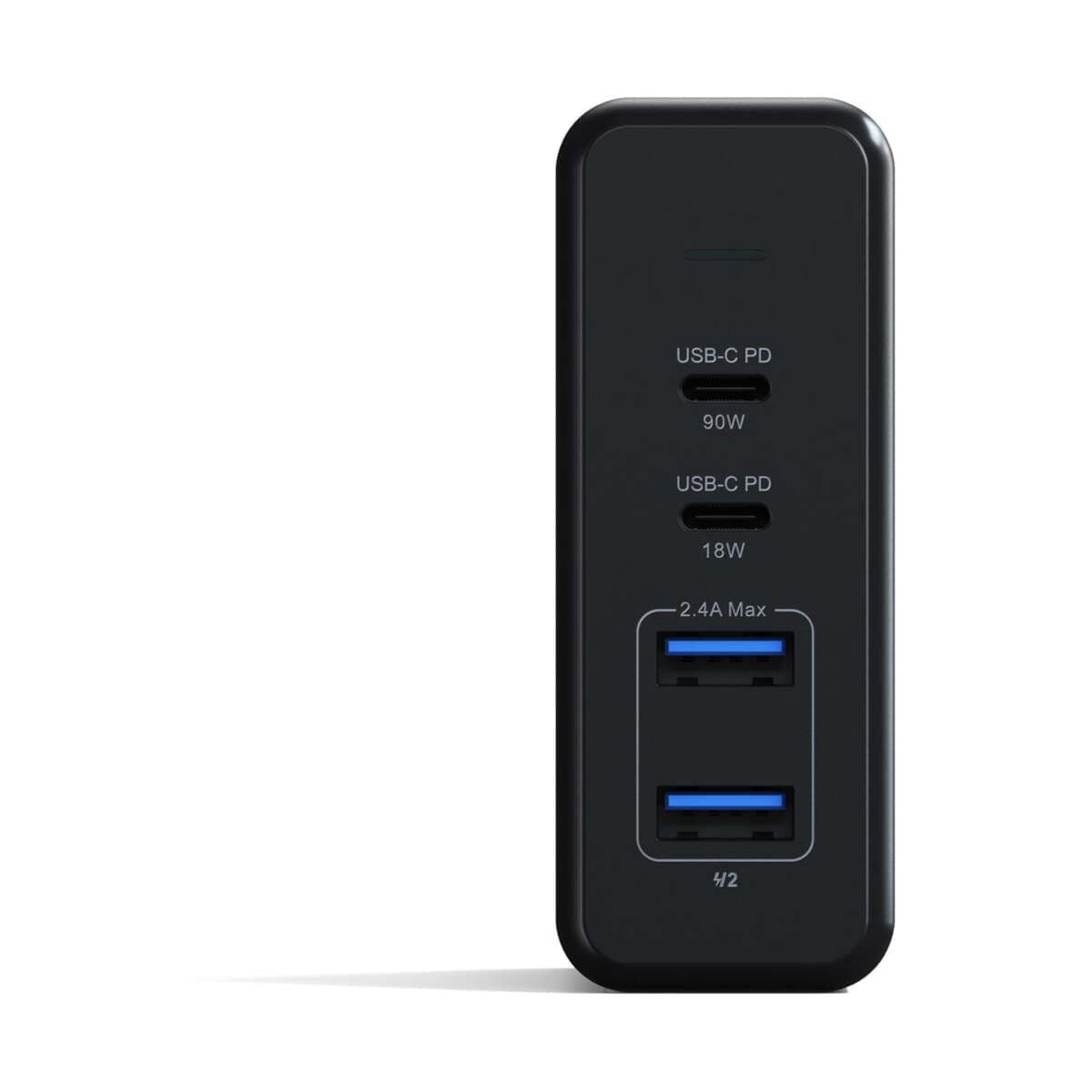 75W dvojitá USB-C PD cestovní nabíječka Satechi - vesmírně šedá - náhled 2