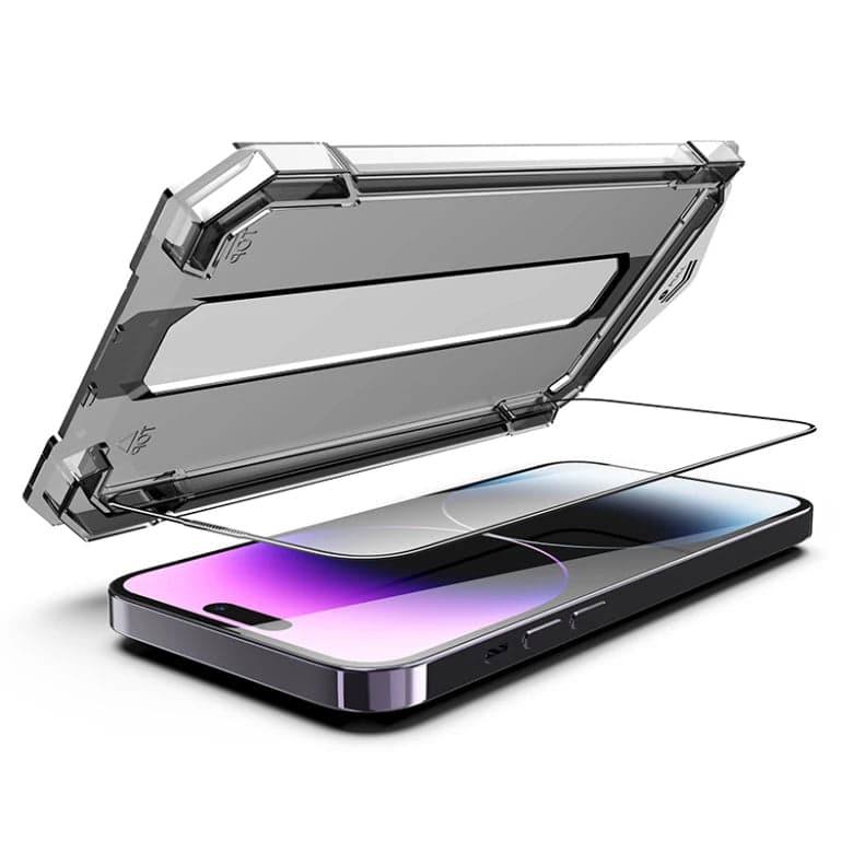 Ochranné sklo pro iPhone 14 Plus / 13 Pro Max Mobile Origin Screen Guard s aplikátorem - náhled 3