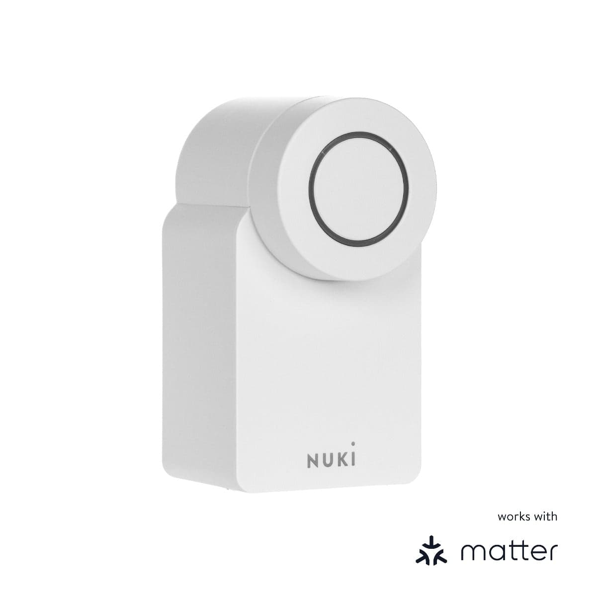 Chytrý elektronický zámek Nuki Smart Lock 4. gen. - bílý