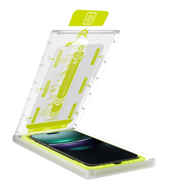Ochranné sklo pro iPhone 16 Pro Max Mobile Origin EasyGlass Case Friendly s aplikátorem - 2 ks - náhled 3
