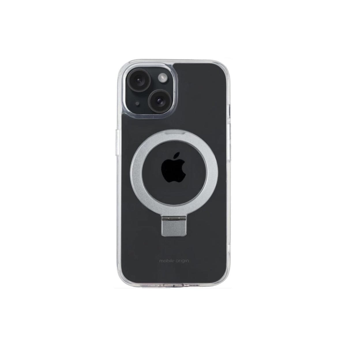 Pouzdro na iPhone 15 Mobile Origin RingMag - průhledné - náhled 2