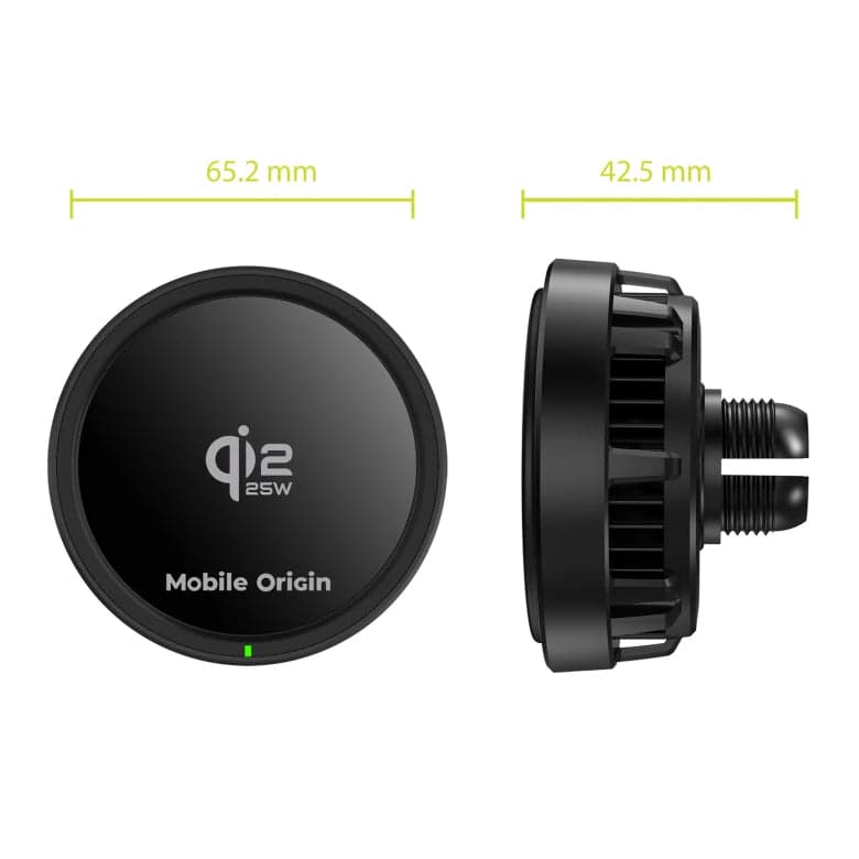 Bezdrátová autonabíječka Qi2 25W Mobile Origin CA24 - náhled 2