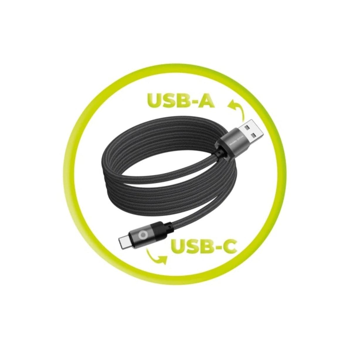 Magnetický 27W nabíjecí kabel Mobile Origin Original Cable USB-A / USB-C 1 m - černý - náhled 5