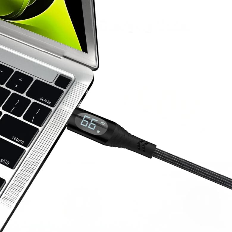 Kabel Mobile Origin 66W Display Cable USB-A na USB-C 1,5 m - černý - náhled 3