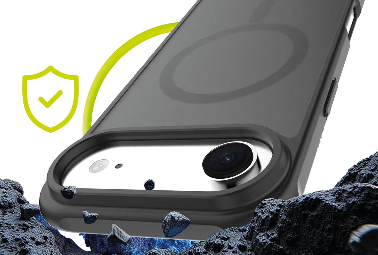 MagSafe kryt iPhone Air Mobile Origin Easy Hybrid - matně černý - náhled 2
