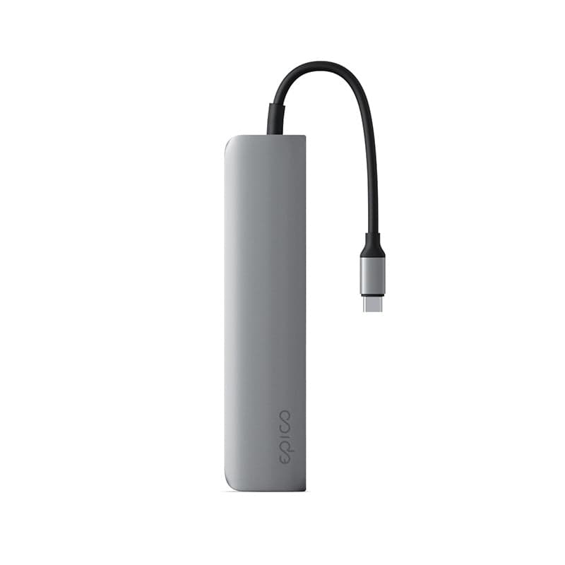 Hliníkový USB-C hub 7v1 Epico s podporou 8K - vesmírně šedý - náhled 2