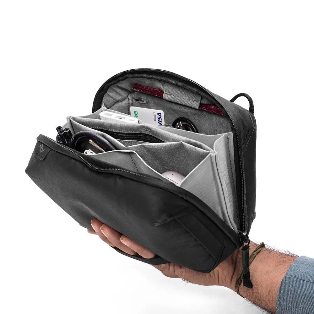 Organizér s jednoduchým přístupem Peak Design Tech Pouch - černý - náhled 3