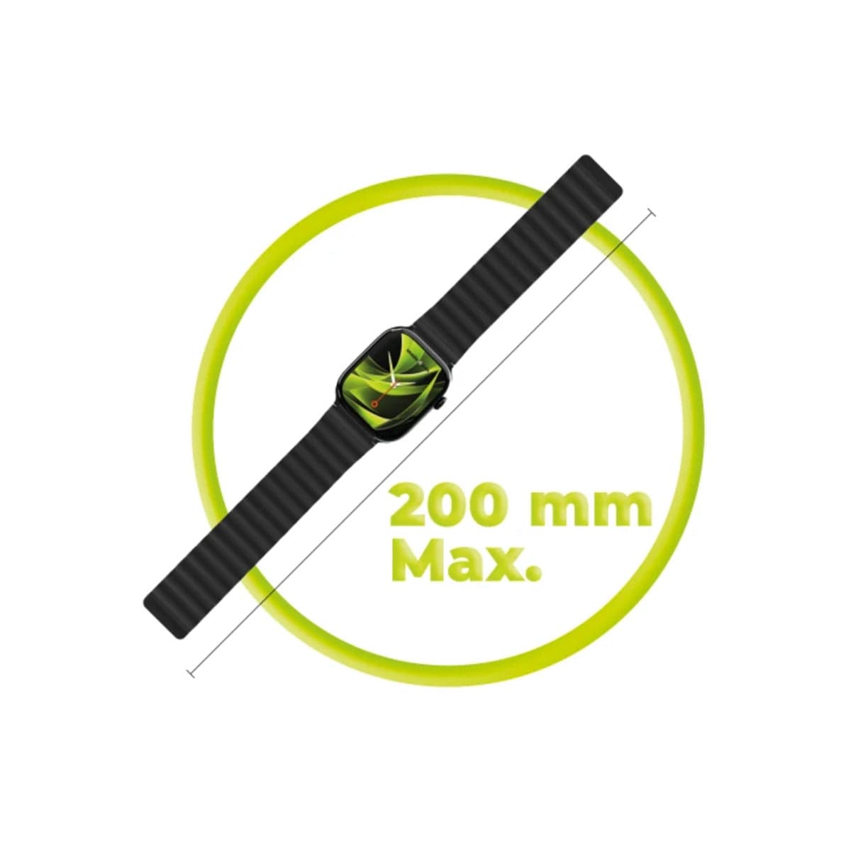 Řemínek pro Apple Watch 42/44/45/49 mm Mobile Magnetic Strap II - černý - náhled 4