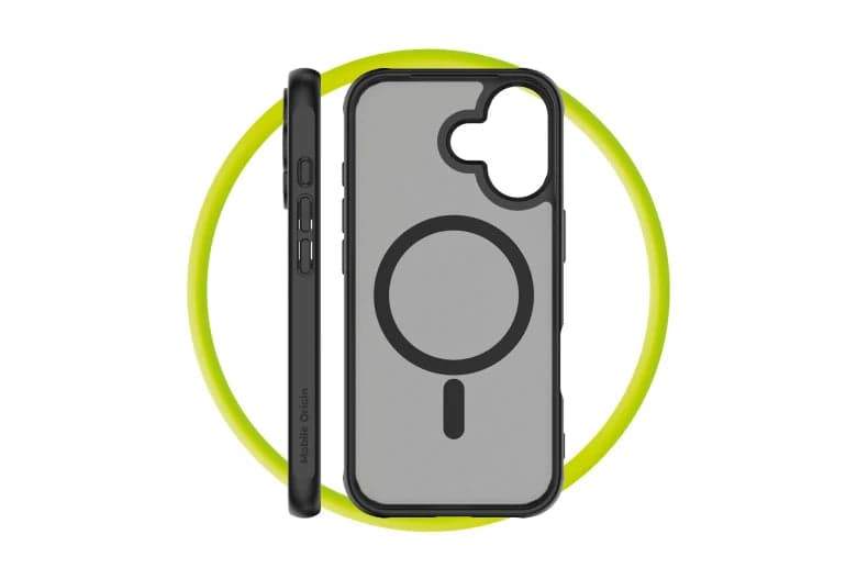 MagSafe kryt iPhone 17 Mobile Origin Easy Hybrid - matně černý - náhled 2
