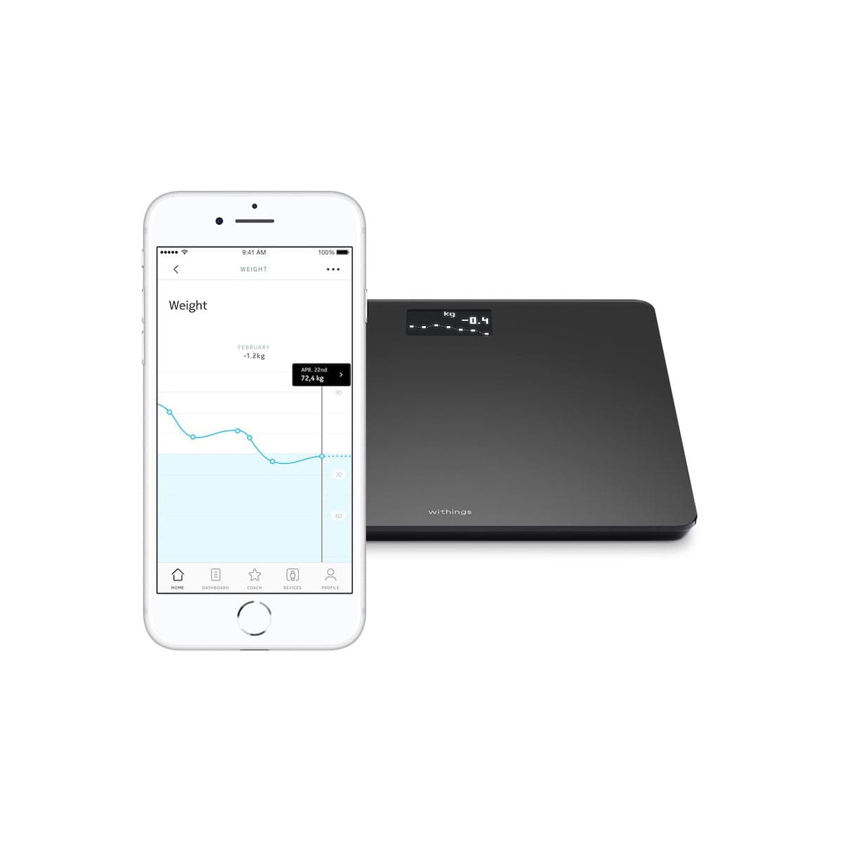 Osobní váha Withings Body - černá - náhled 3
