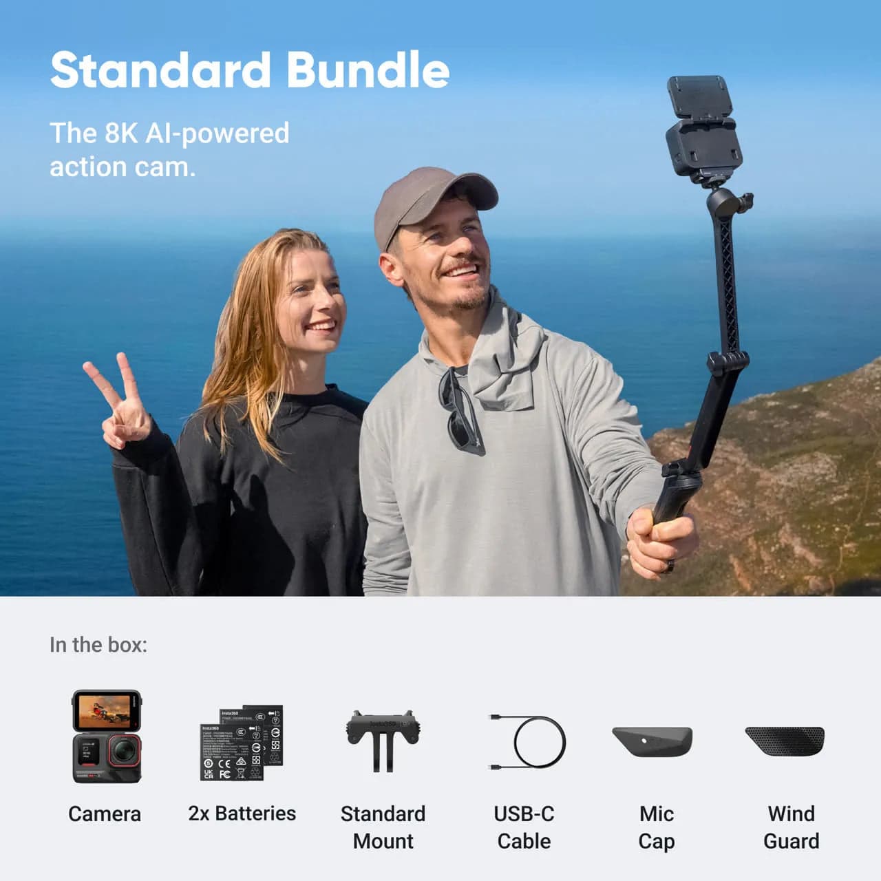 Akční kamera Insta360 Ace Pro 2 Dual Battery Bundle - náhled 4