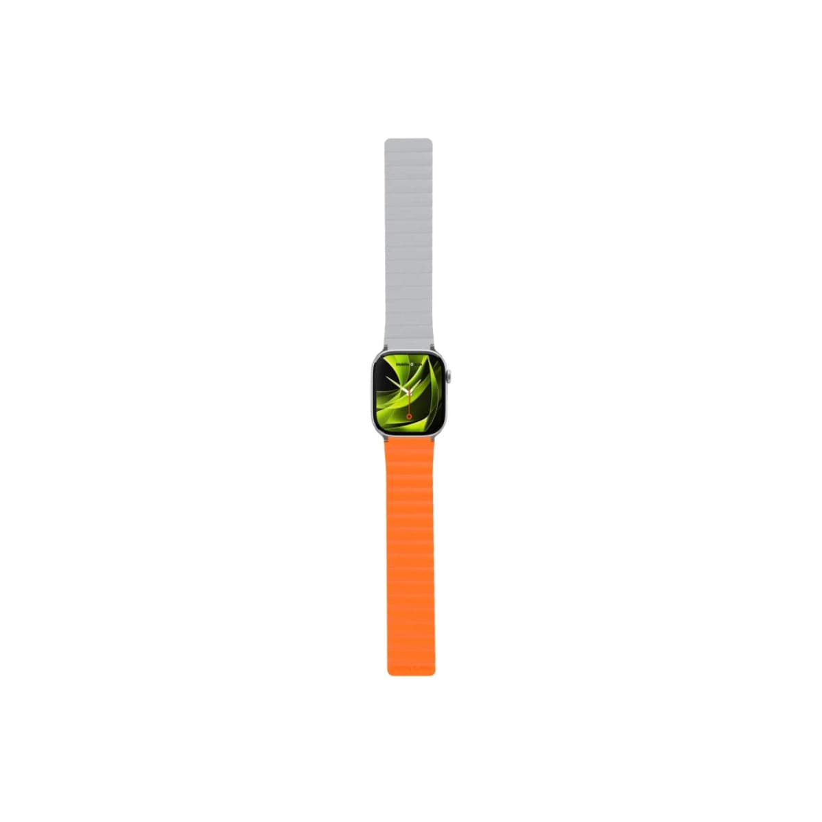 Řemínek pro Apple Watch 42/44/45/49 mm Mobile Magnetic Strap II - oranžový/šedý - náhled 2