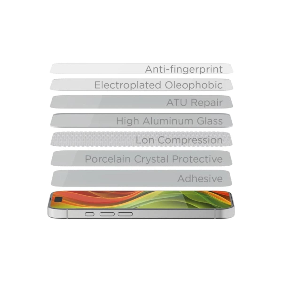 Ochranné sklo pro iPhone 16 Pro Mobile Origin Screen Guard Full Coverage - náhled 3