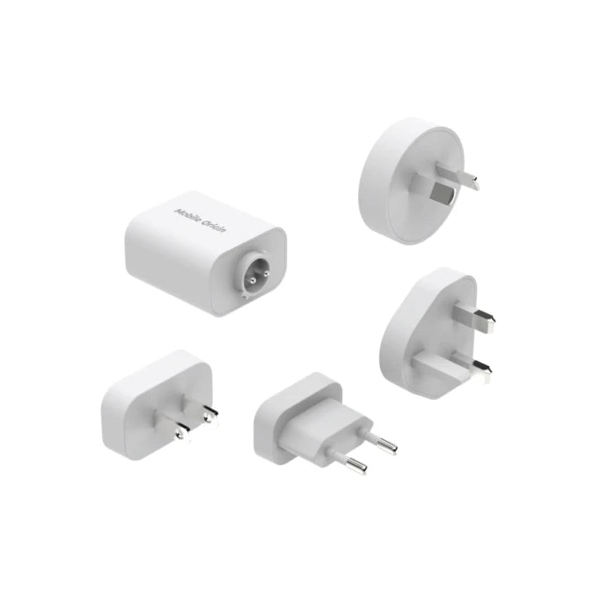 30W univerzální cestovní adaptér Mobile Origin GaN MO14 - bílý - náhled 3