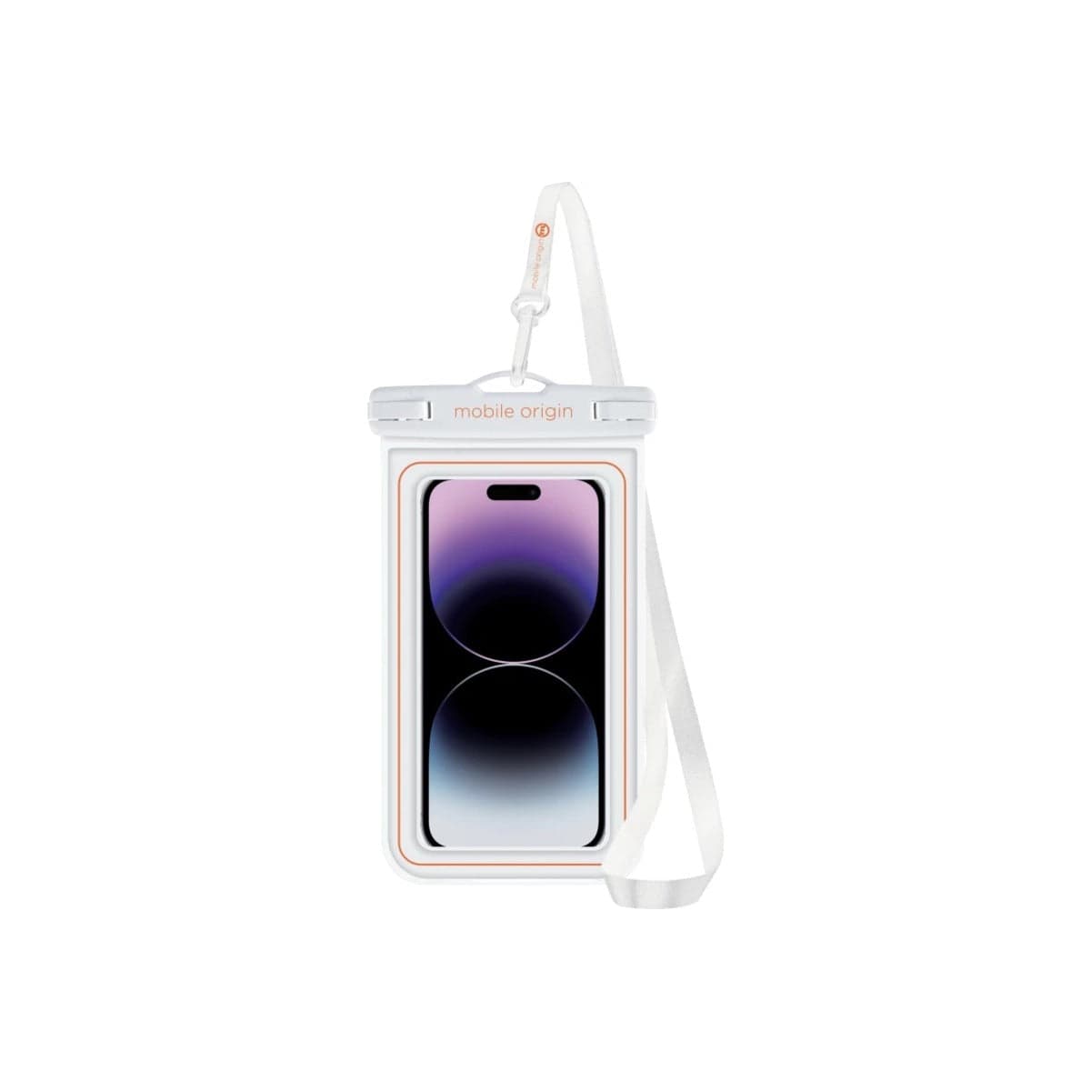 Vodotěsný plovoucí kryt Mobile Origin 6,5" - bílý / oranžový
