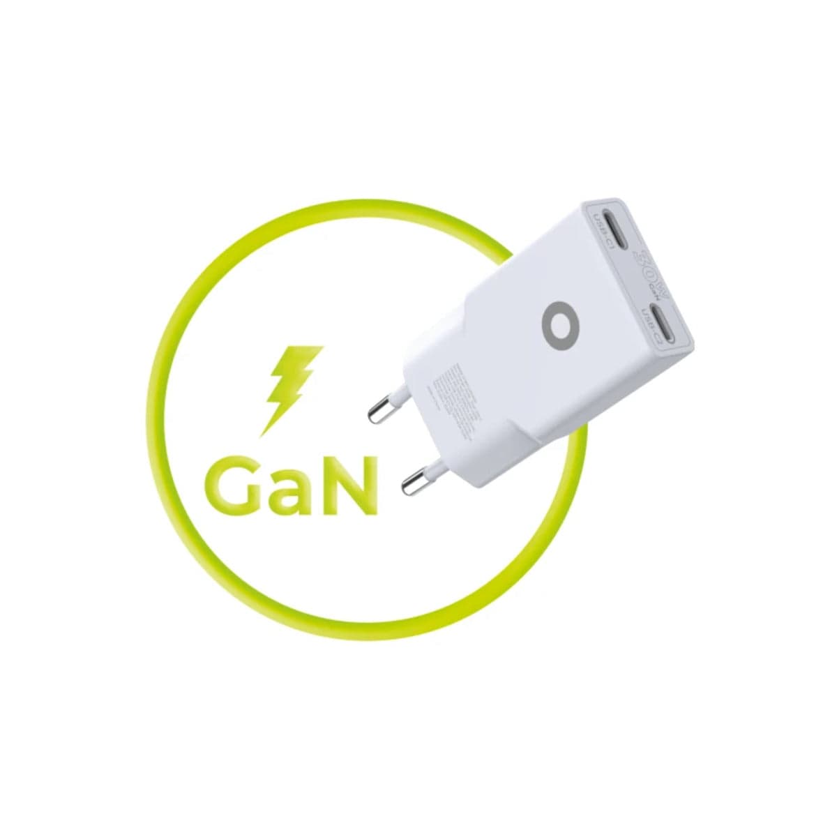 30W adaptér Mobile Origin GaN Slim Charger MO18 - bílý - náhled 4