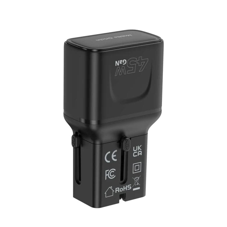 45W cestovní adaptér Mobile Origin PW26 - černý - náhled 4