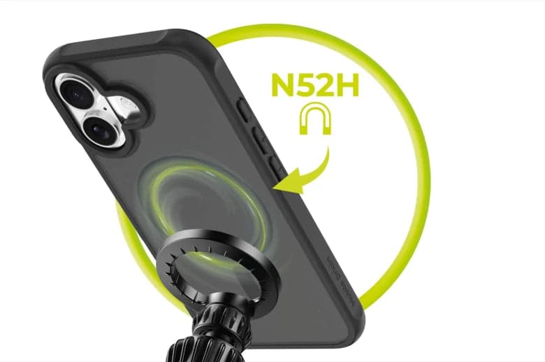 MagSafe kryt iPhone 17 Pro Mobile Origin Easy Hybrid - matně černý - náhled 4