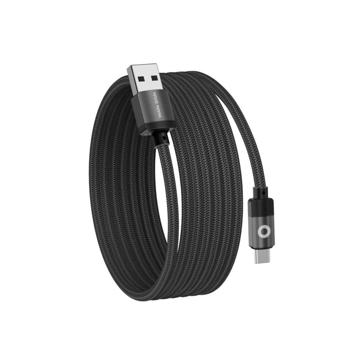 Magnetický 27W nabíjecí kabel Mobile Origin Original Cable USB-A / USB-C 1 m - černý - náhled 2