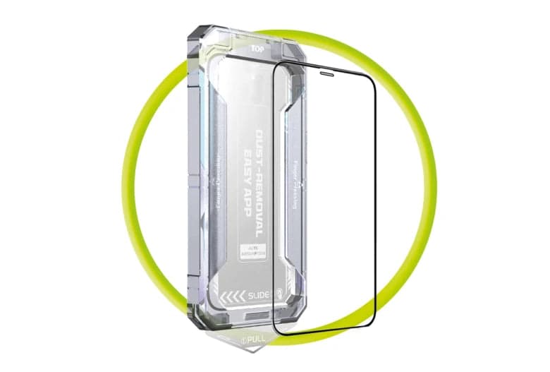 Ochranné sklo pro iPhone 11/XR Mobile Origin Screen Guard s aplikátorem - náhled 4