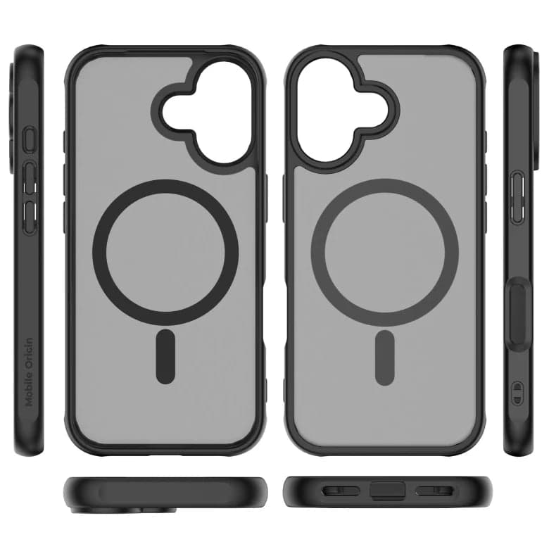 MagSafe kryt iPhone 17 Pro Mobile Origin Easy Hybrid - matně černý - náhled 3