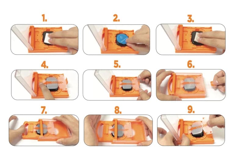 Ochranná fólie pro Apple Watch 46 mm Mobile Origin Screen Guard Hybrid Film - náhled 3
