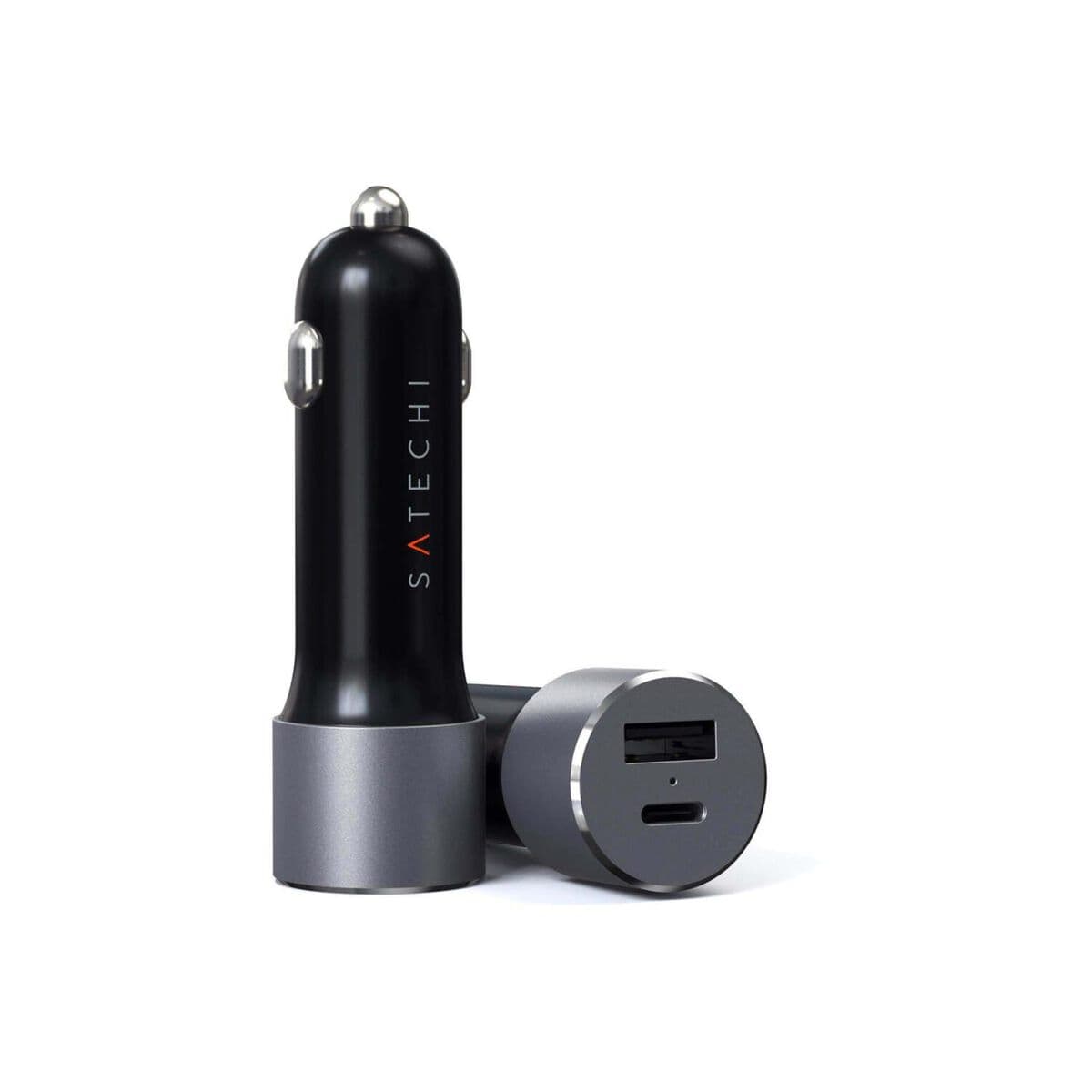 72W USB-C PD nabíječka do auta Satechi - vesmírně šedá