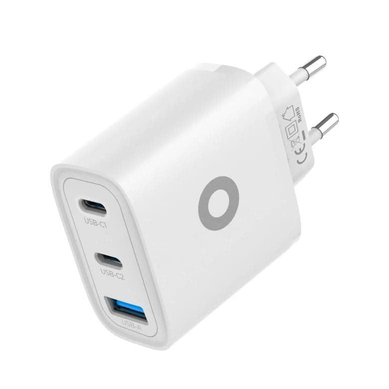 40W adaptér Mobile Origin GaN Fast Charger MO19 – bílý - náhled 2