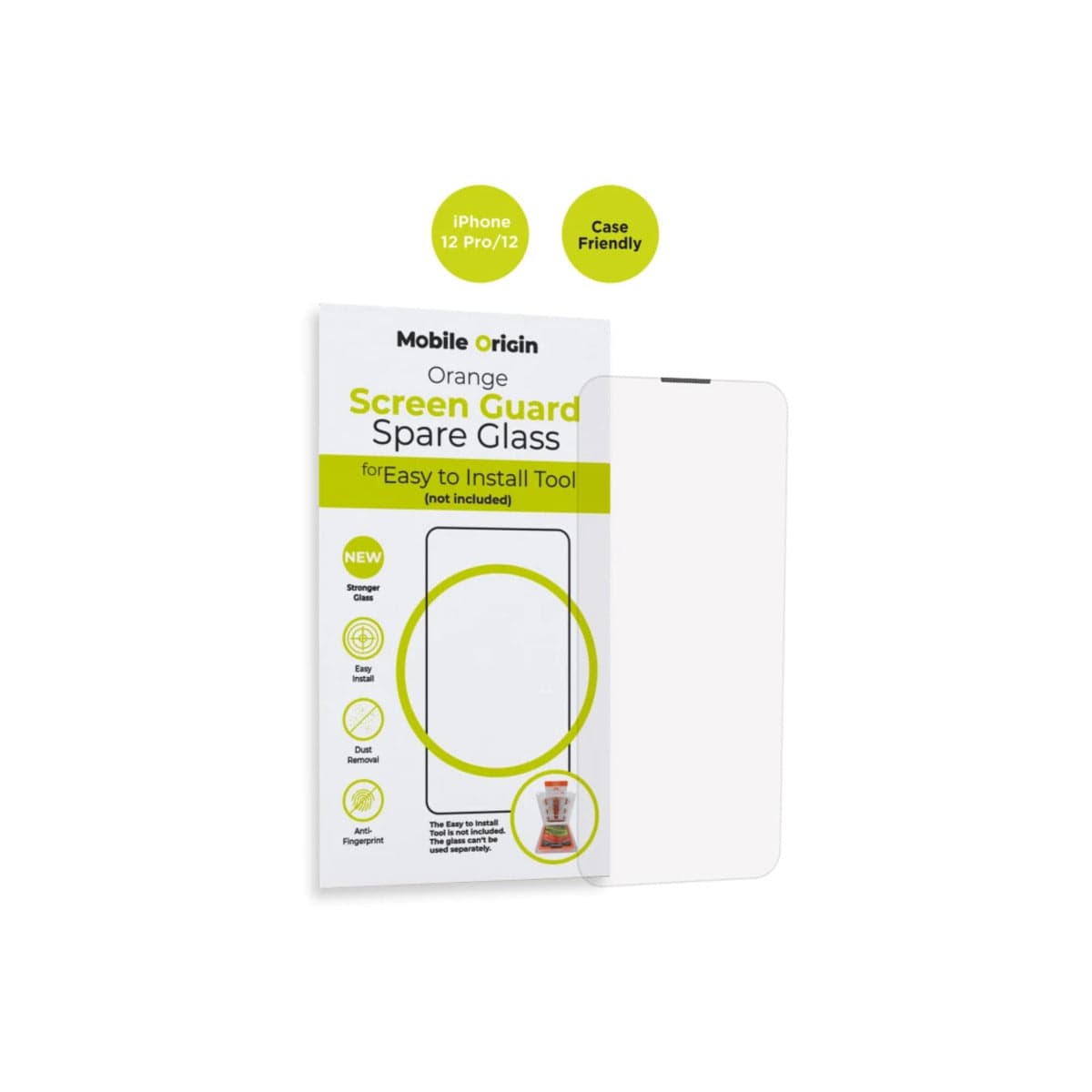 Ochranné sklo pro iPhone 12 Pro/12 Mobile Origin Screen Guard Spare Glass