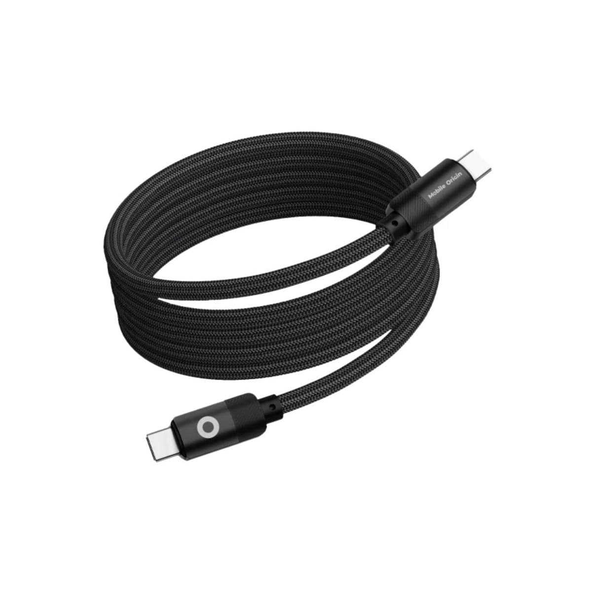 Magnetický 27W nabíjecí kabel Mobile Origin Original Cable USB-C / USB-C 1 m - černý