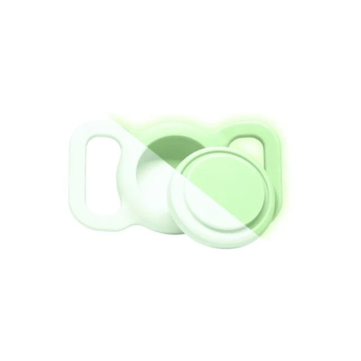 Obojek pro mazlíčky s držákem na AirTag Mobile Origin - svítící zelená - náhled 2