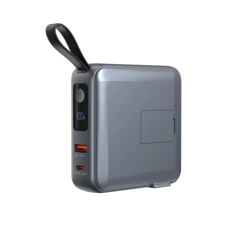 Powerbanka a cestovní nabíječka Mobile Origin PowerBank Travel Charger 10 000 mAh - šedá - náhled 3