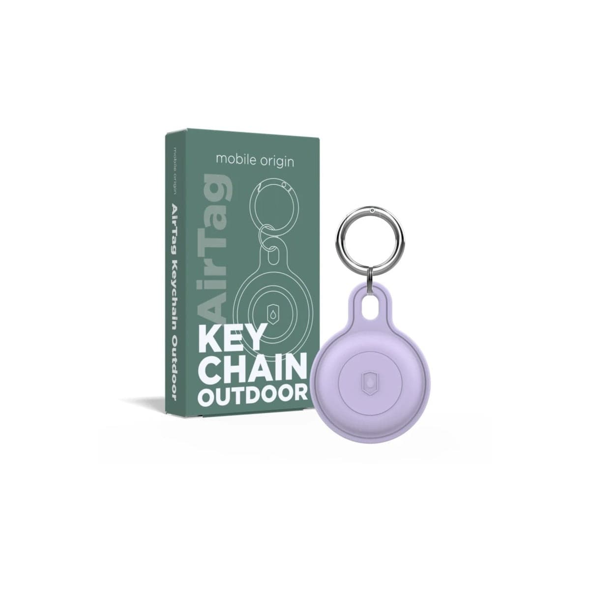 Přívěšek pro AirTag Mobile Origin Airtag Outdoor KeyChain - fialový - náhled 2