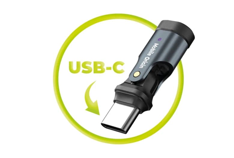 240W USB-C otočný adaptér Mobile Origin CB5 - náhled 5