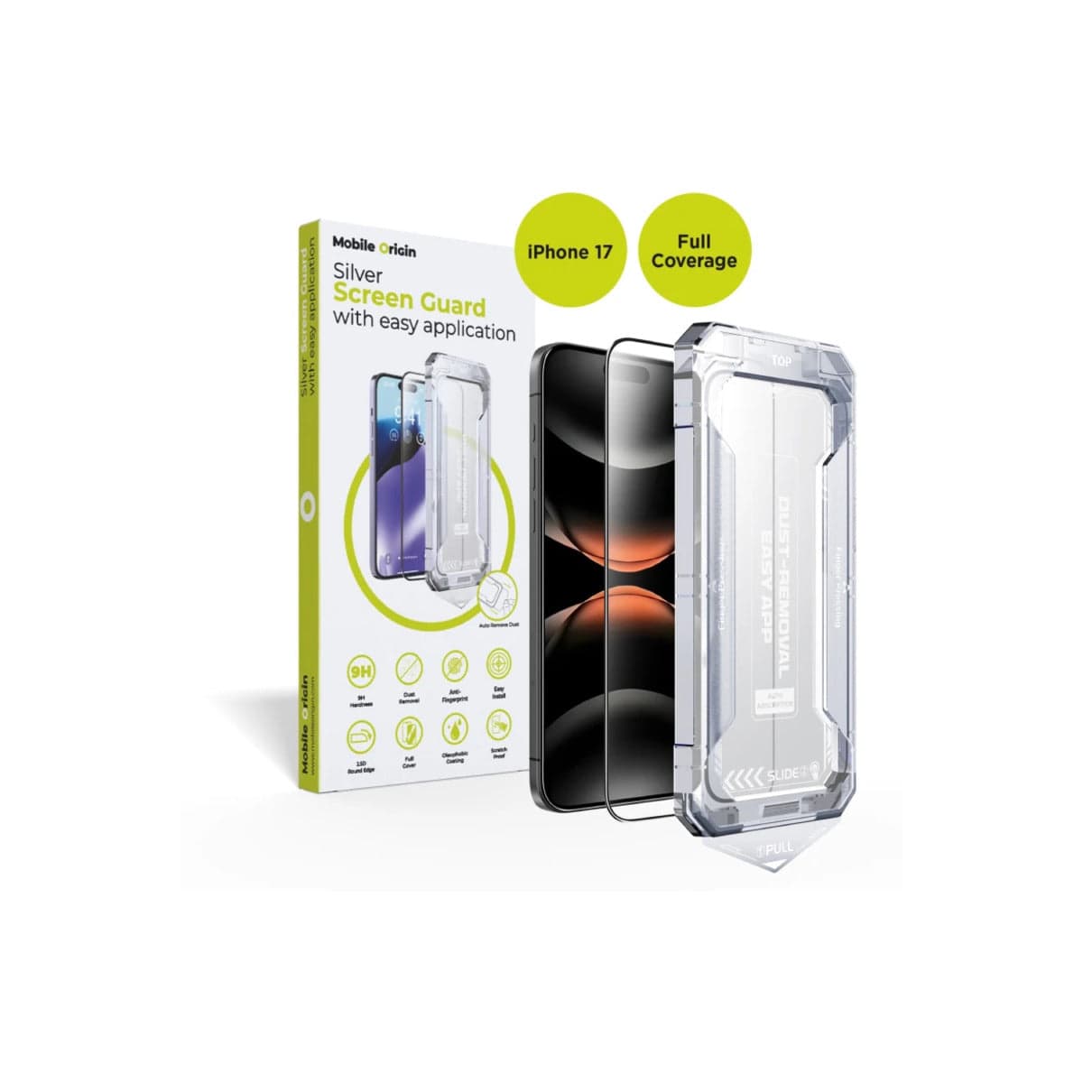 Ochranné sklo pro iPhone 17 Mobile Origin Screen Guard s aplikátorem - náhled 3